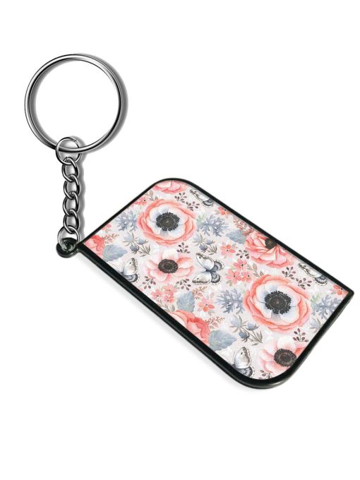 Seamless Pattern Anemones Keychain Chachhi