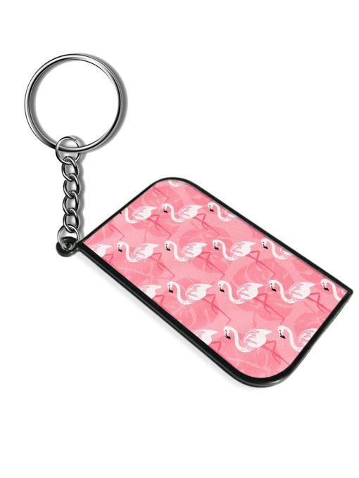 Seamless Pink Flamingo Keychain Chachhi