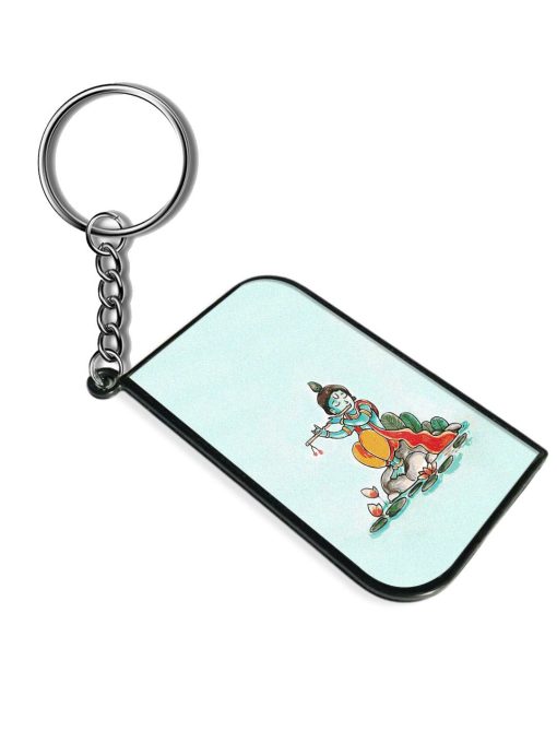 Lord Krishna Playing Keychain Chachhi