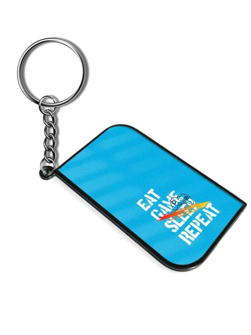 Eat Game Sleep Keychain Chachhi