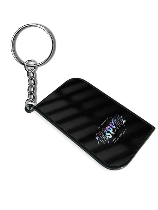 Inspire Slogan Holographic Keychain Chachhi