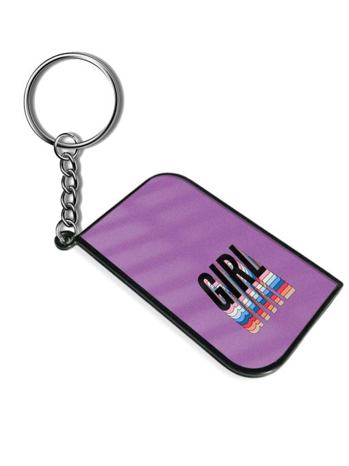 Slogan Girl Phrase Keychain Chachhi