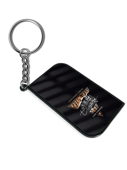 Tiger Slogan Black Keychain Chachhi