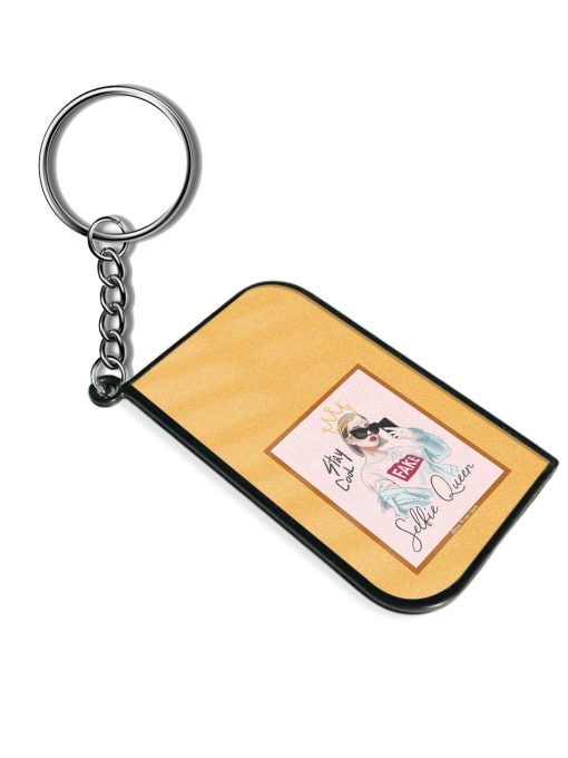 Selfie Slogan Girl Keychain Chachhi