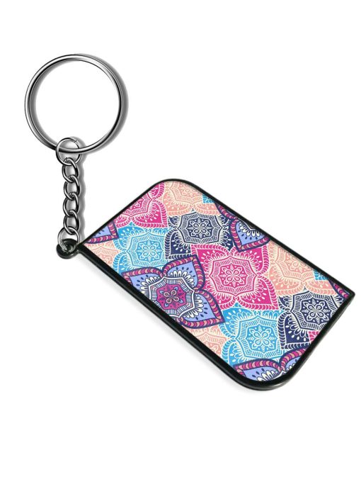 Ethnic Floral Seamless Keychain