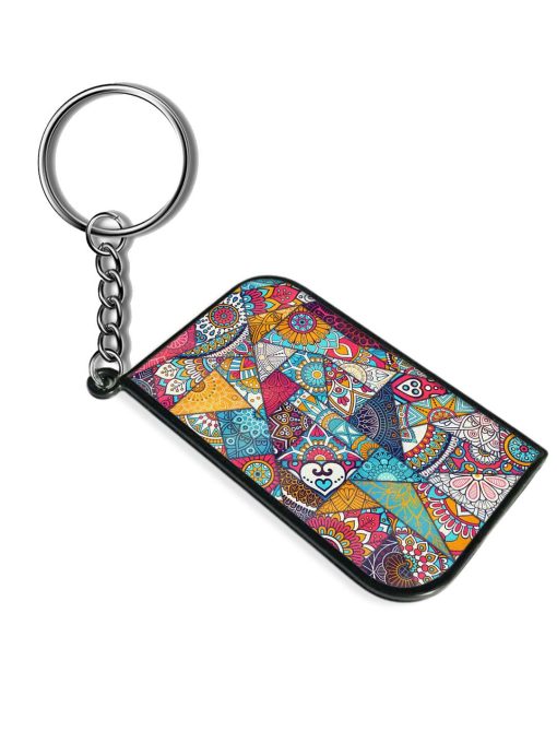 Patchwork Pattern Vintage Keychain Chachhi