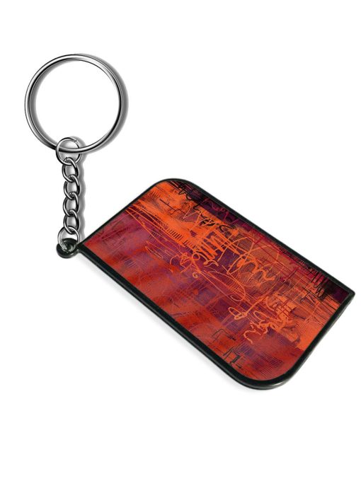 Abstract Background Art Keychain Chachhi