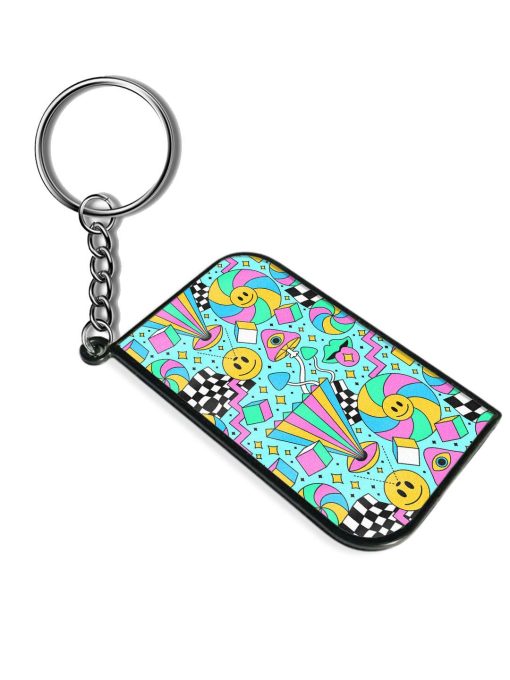 Trippy Rainbow 60S Keychain Chachhi