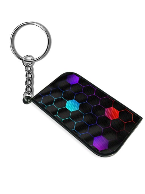 Neon Web Art Keychain Chachhi