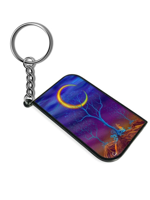 3D Neon Illustration Keychain Chachhi