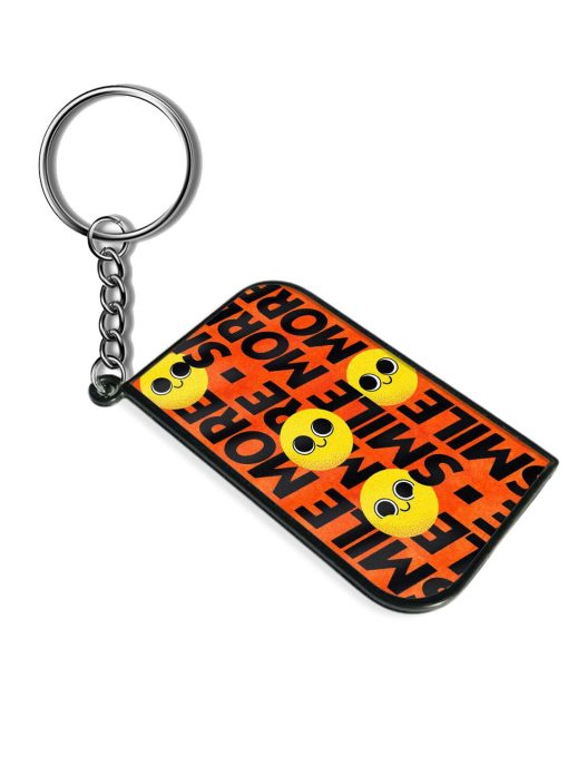 Smile More Design Keychain Chachhi