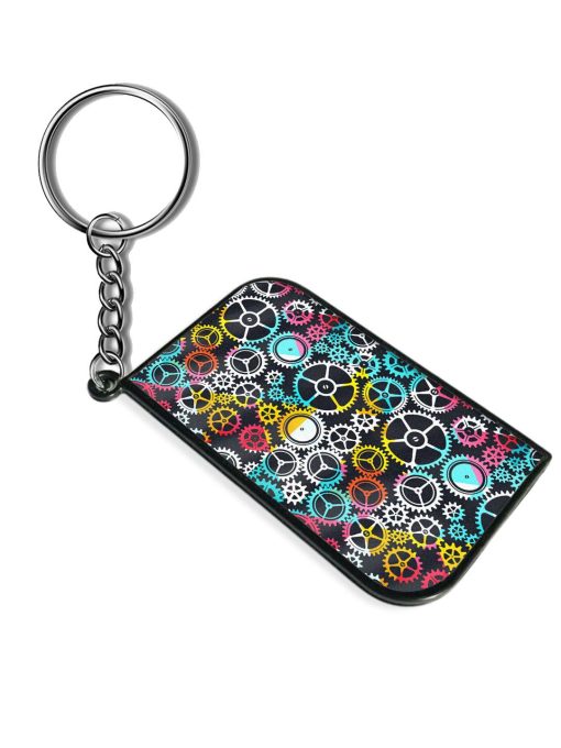 Colored Clockwork Seamless Keychain Chachhi