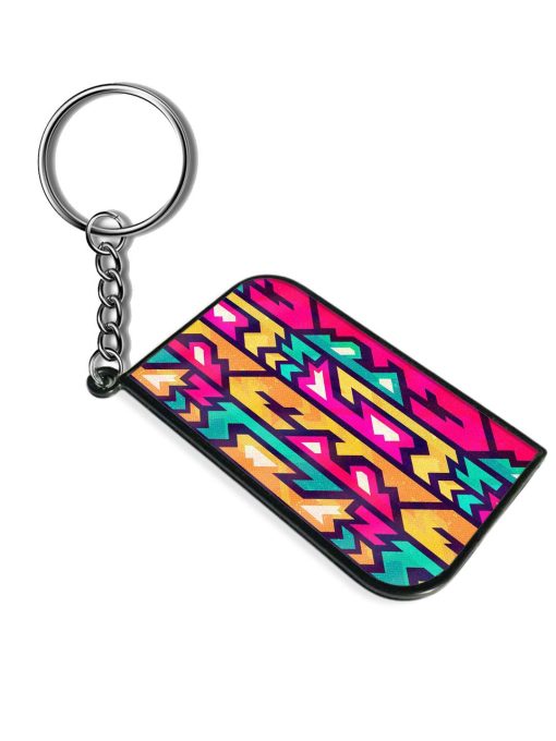 Colored Futurist Seamless Keychain Chachhi