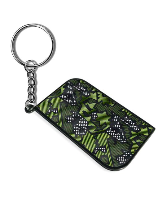 Green Color Geometric Keychain Chachhi