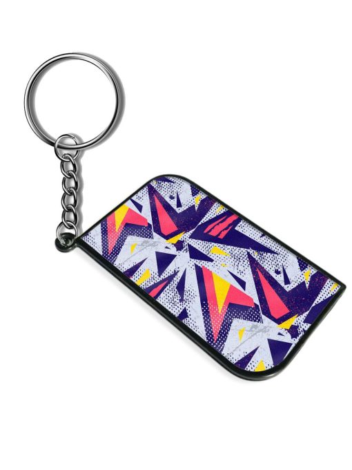 Abstract Seamless Geometric Keychain Chachhi