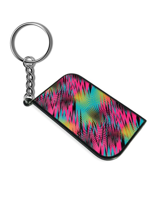 Abstract Seamless Geometric Keychain Chachhi