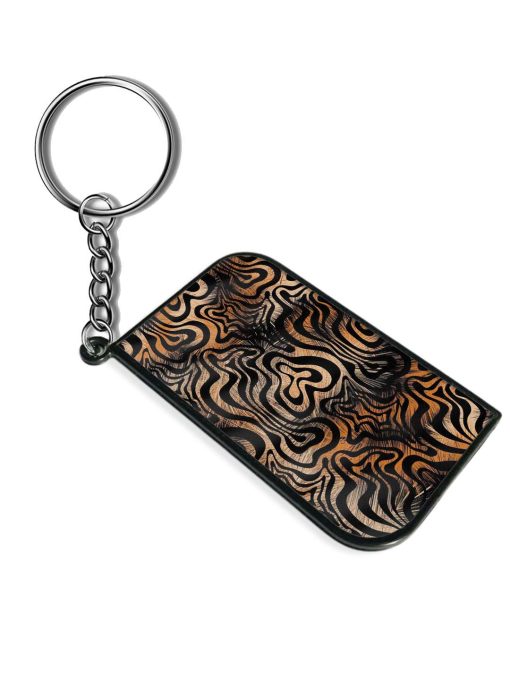 Abstract Zebra Animal Keychain Chachhi