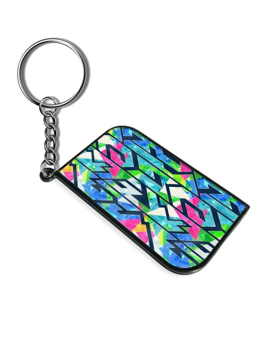 Bright Geometric Seamless Keychain Chachhi