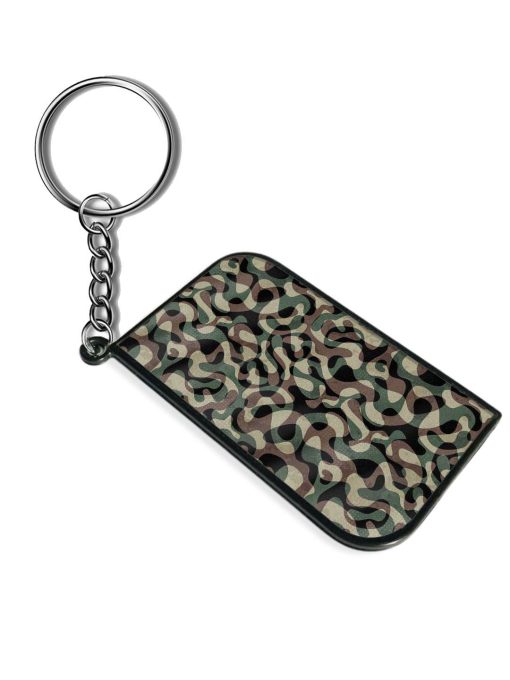 Camouflage Seamless Pattern Keychain Chachhi