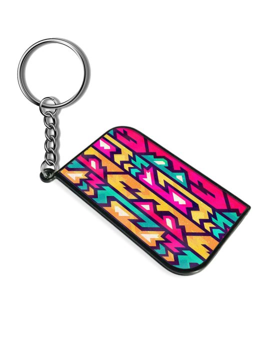 Colored Futurist Seamless Keychain Chachhi