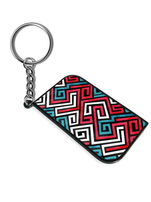 Colored Maze Seamless Keychain Chachhi