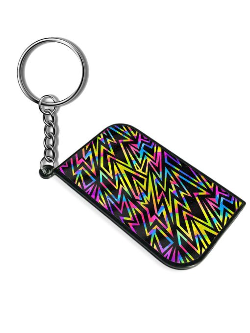 Colored Space Geometric Keychain Chachhi