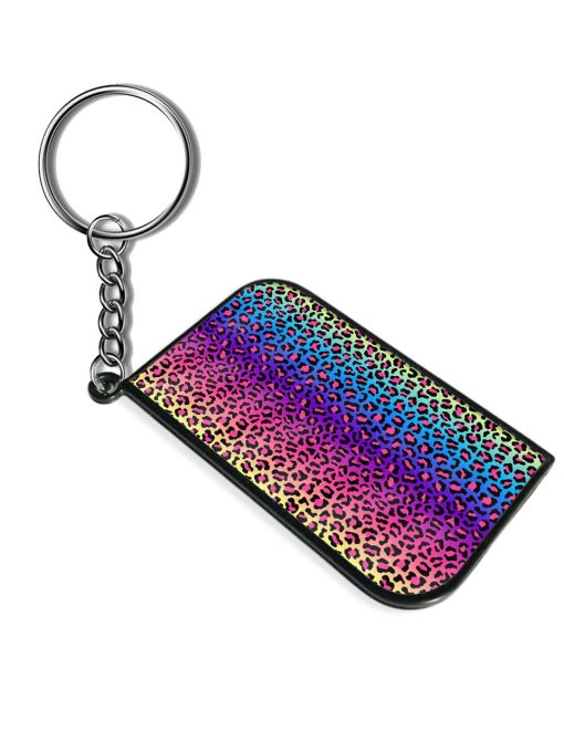 Colorful Leopard Seamless Keychain Chachhi