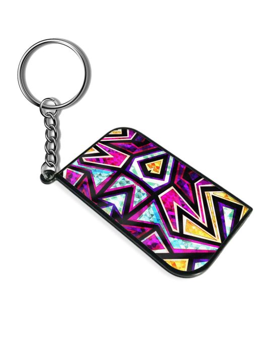 Diamond Geometric Seamless Keychain Chachhi