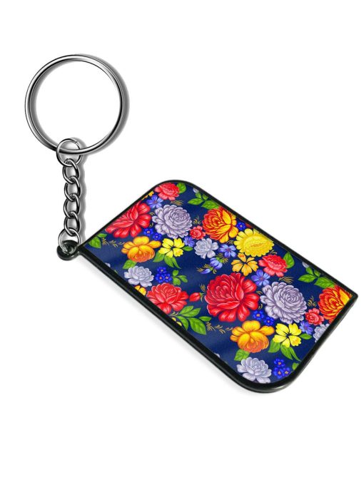 Floral Seamless Pattern Keychain Chachhi