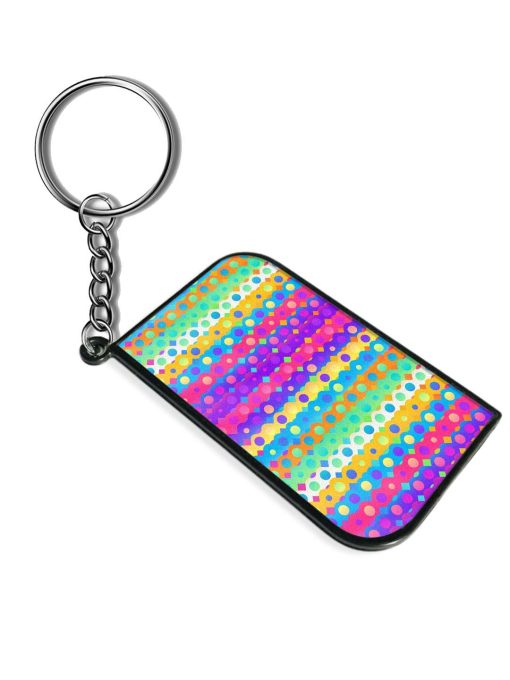 Funny Geometric Seamless Keychain Chachhi