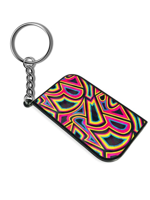 Graffiti Geometric Seamless Keychain Chachhi