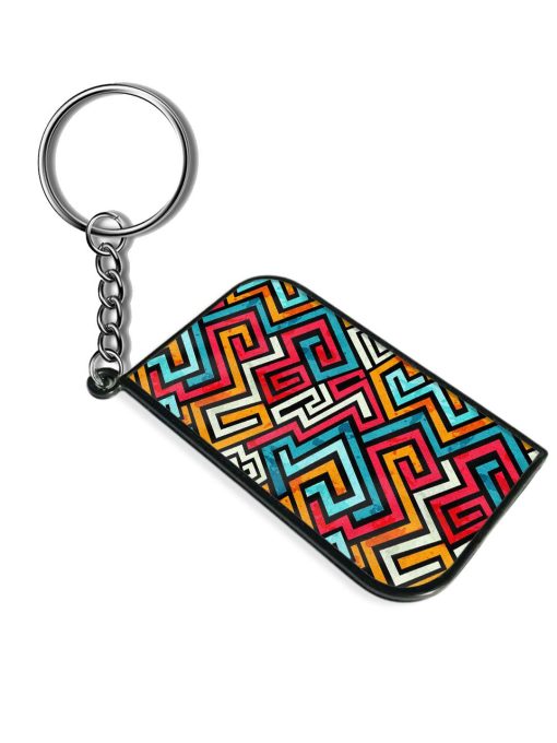 Graffiti Lines Seamless Keychain Chachhi