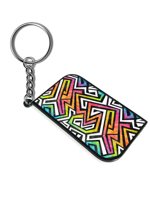 Graffiti Maze Seamless Keychain Chachhi