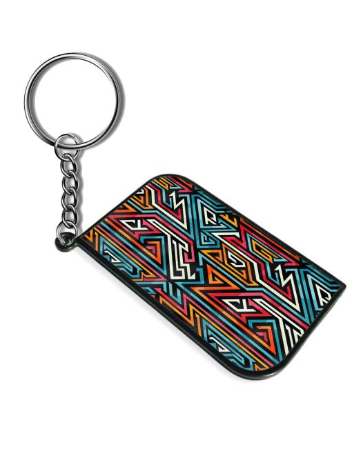 Graffiti Geometric Seamless Keychain