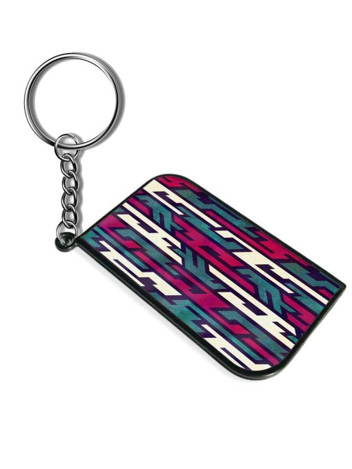 Grunge Tribal Geometric Keychain Chachhi