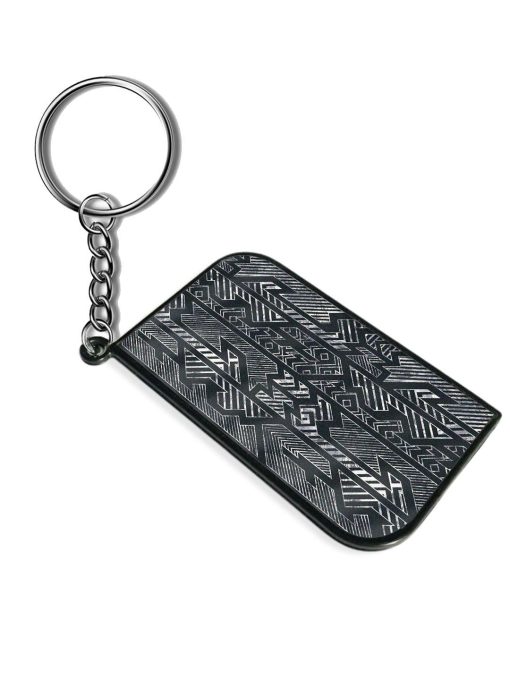 Monochrome Grunge Northern Keychain Chachhi