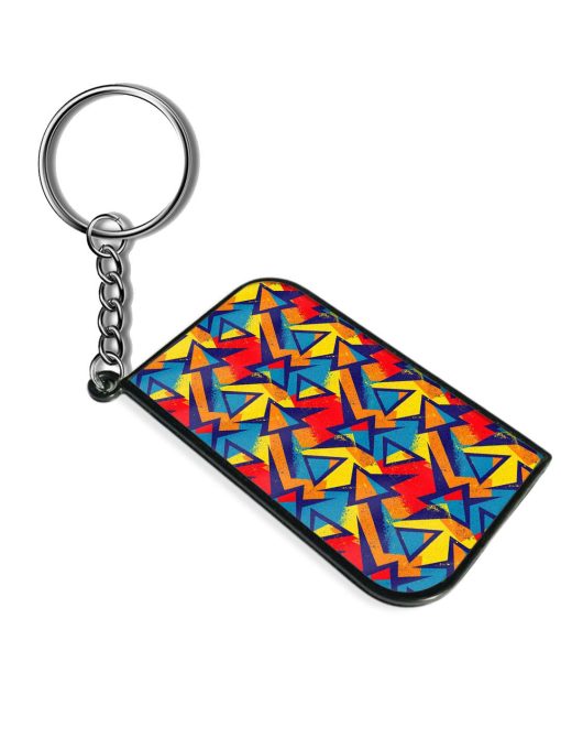 Seamless Abstract Pattern Keychain Chachhi