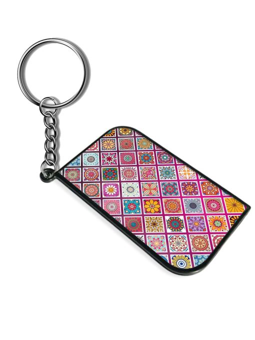 Seamless Tile Pattern Keychain Chachhi