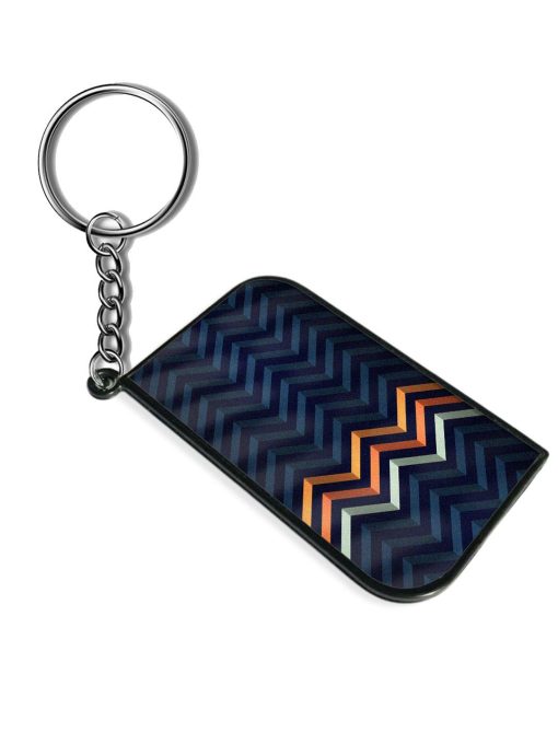 Striped Zigzagging Keychain Chachhi