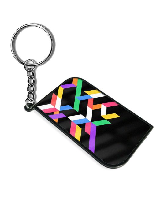 Colorshape Abstarct Keychain Chachhi