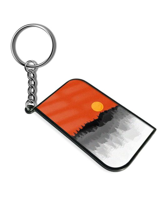 Mountain Lofi Sun Keychain Chachhi