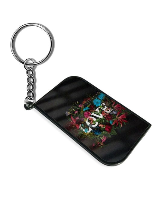 Lover Flower Art Keychain