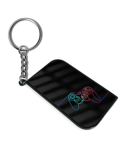 Neon Controller Art Keychain Chachhi