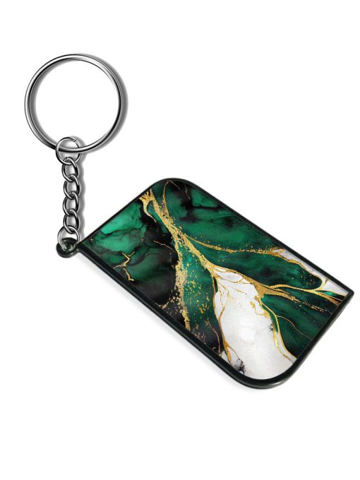 Blue Marble Art Keychain Chachhi