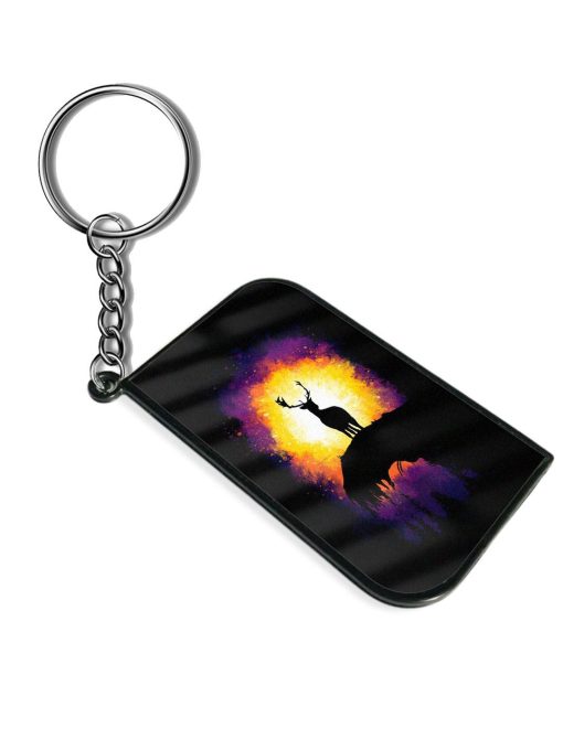 Elk Animal Art Keychain Chachhi