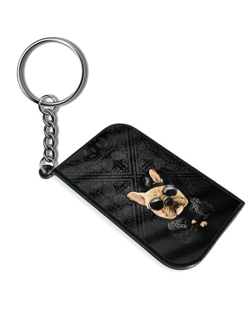 Gangsta Cool Sunglasses Dog Keychain Chachhi