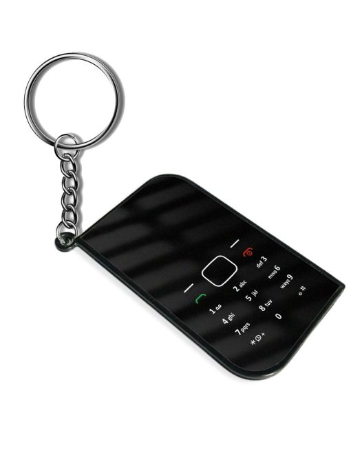 Retro Cellphone Bottons Keychain Chachhi