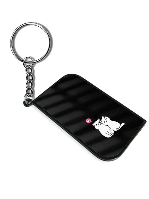 Cute Loving Cats Keychain Chachhi