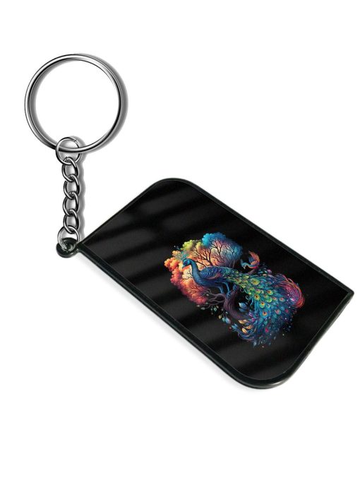 Peacock Tree Art Keychain Chachhi