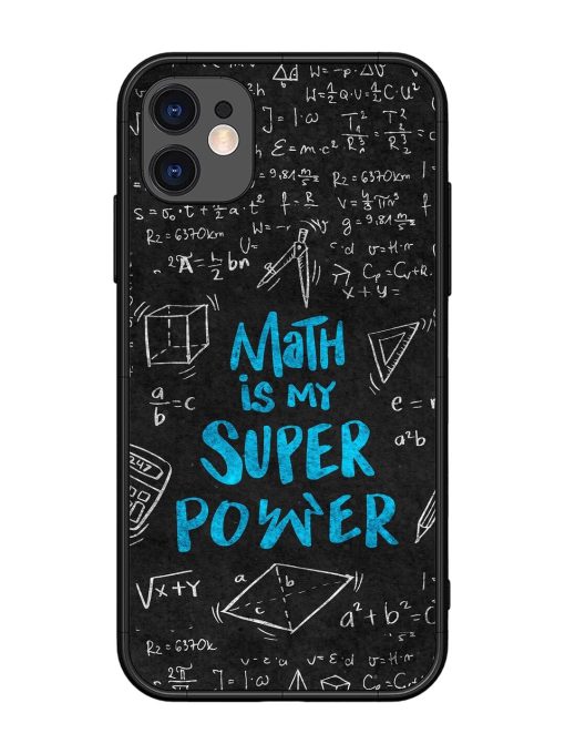 Math Magic Glossy Soft Edge Case for Apple Iphone 11 Chachhi